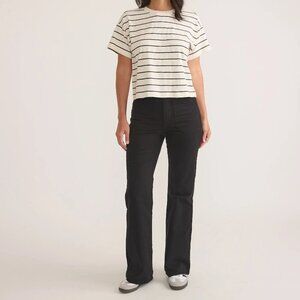 New With Tag Marine Layer Bridget Flare Pant in Faded Black Size 10